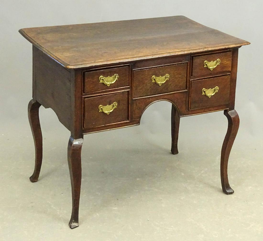 18th c. English Oak Lowboy (1 of 4)
