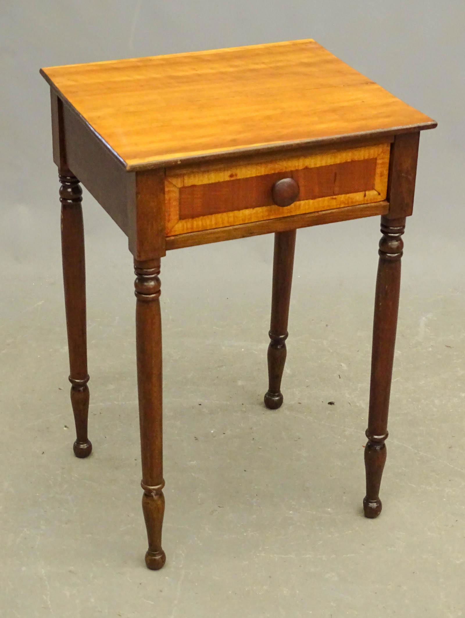 19th c. Single Drawer Stand (1 of 4)