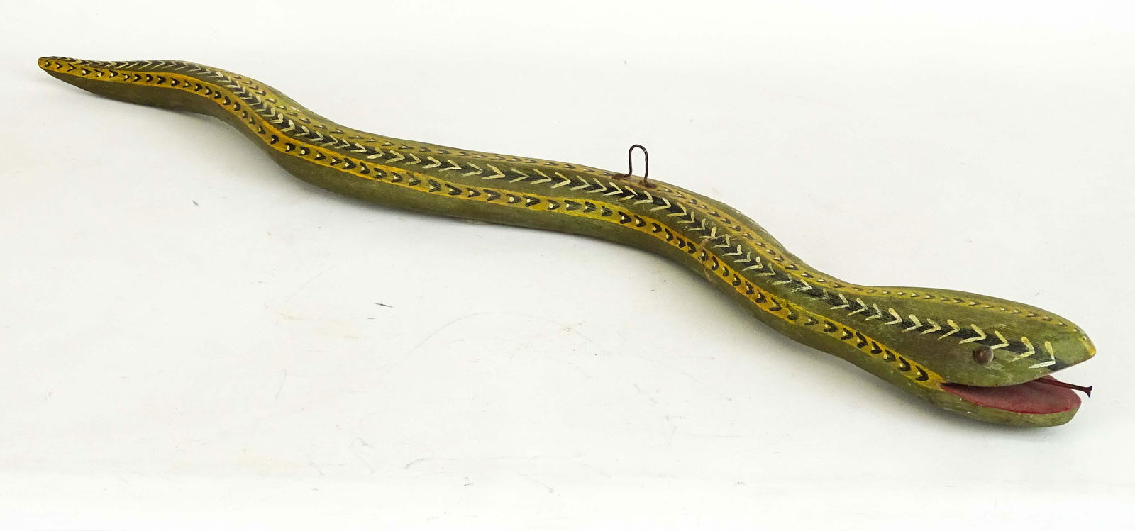 Folk Art Snake Carving (1 of 5)
