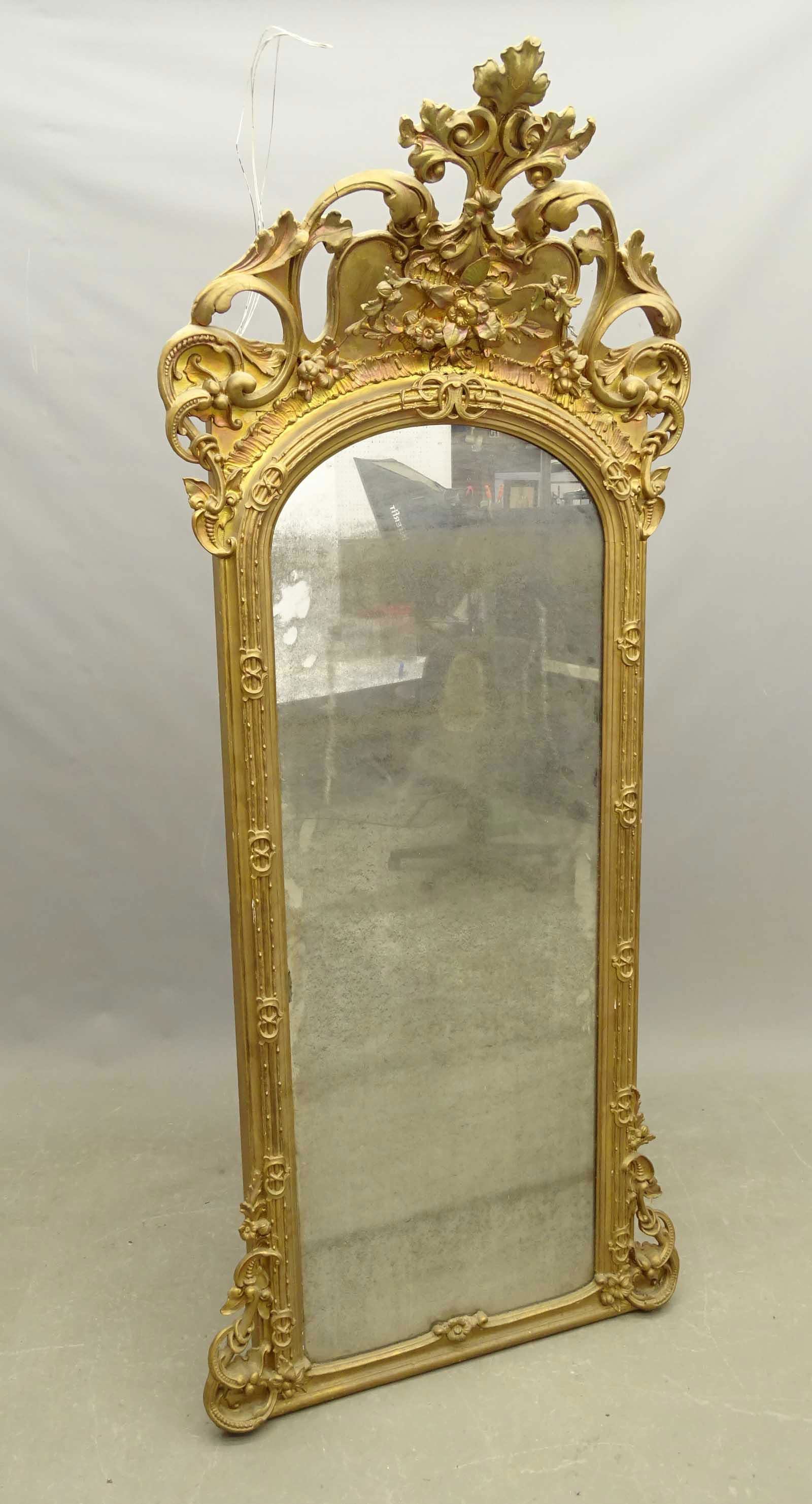 19th c. Hall Mirror (1 of 3)
