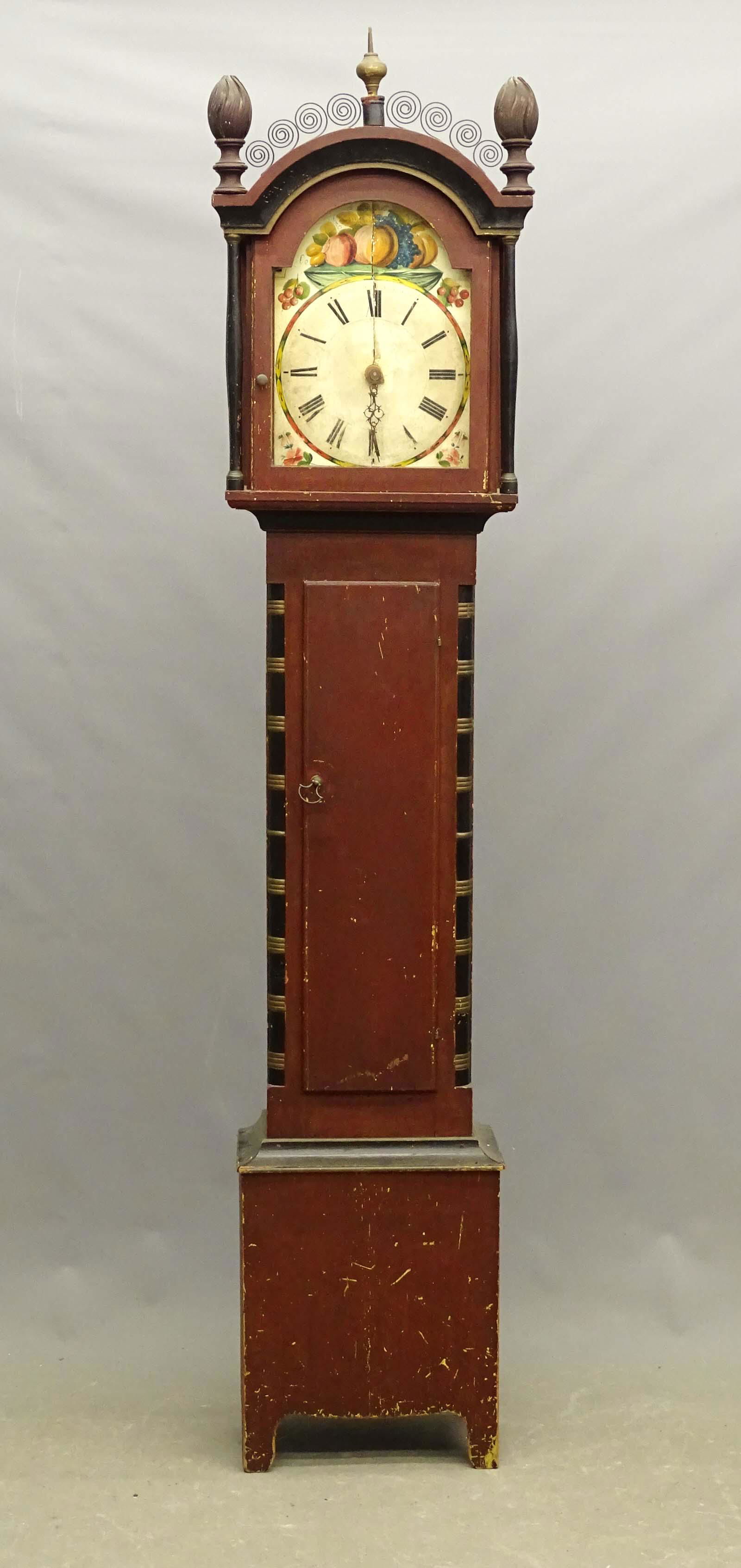 19th c. Penna. Grandfather Clock (1 of 4)