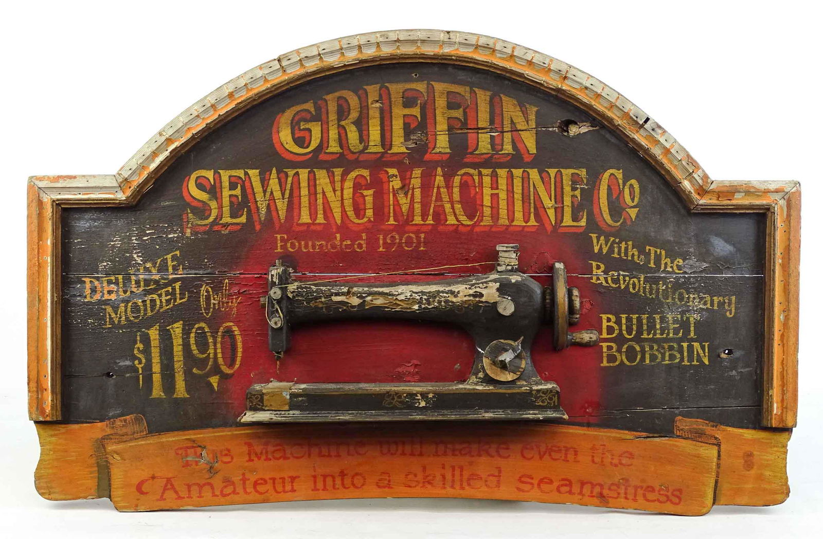 Sewing Machine Trade Sign (1 of 2)