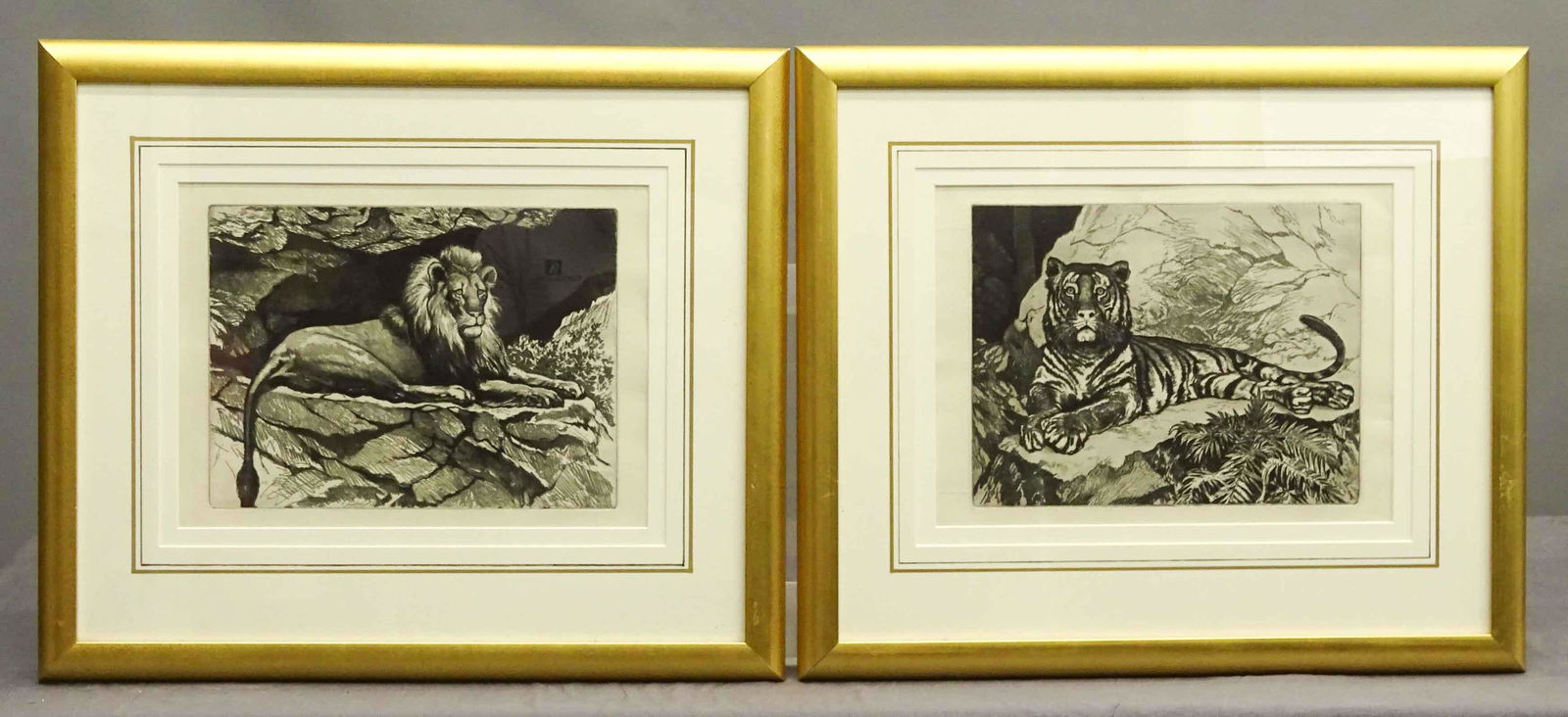 Lion and Tiger Print Pair (1 of 4)