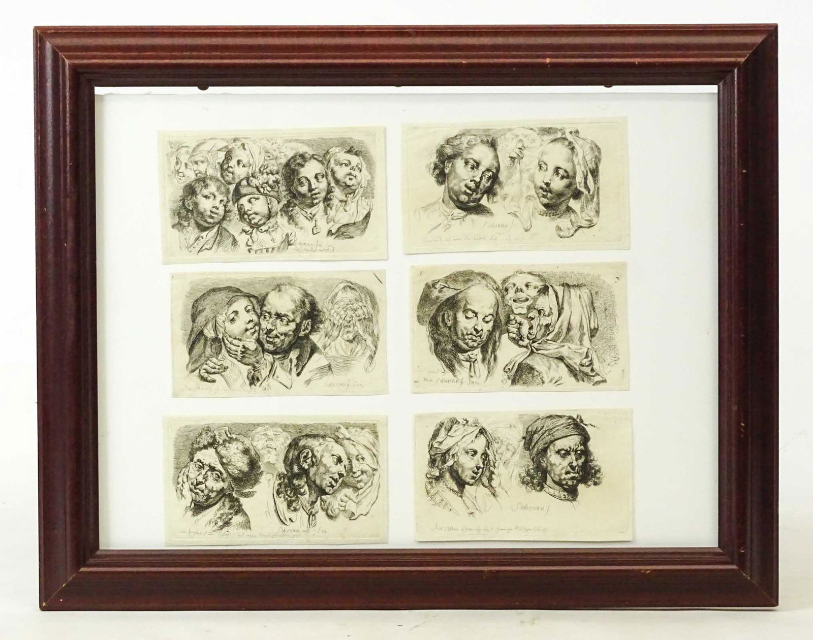 Set of Etchings by Johann Eleazar Schenau (1 of 4)