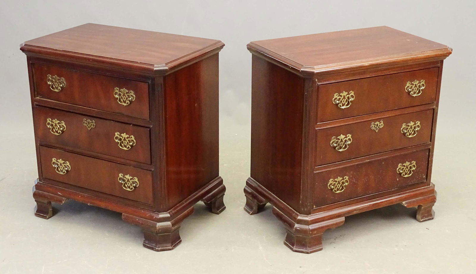Pair Mahogany Chests (1 of 4)