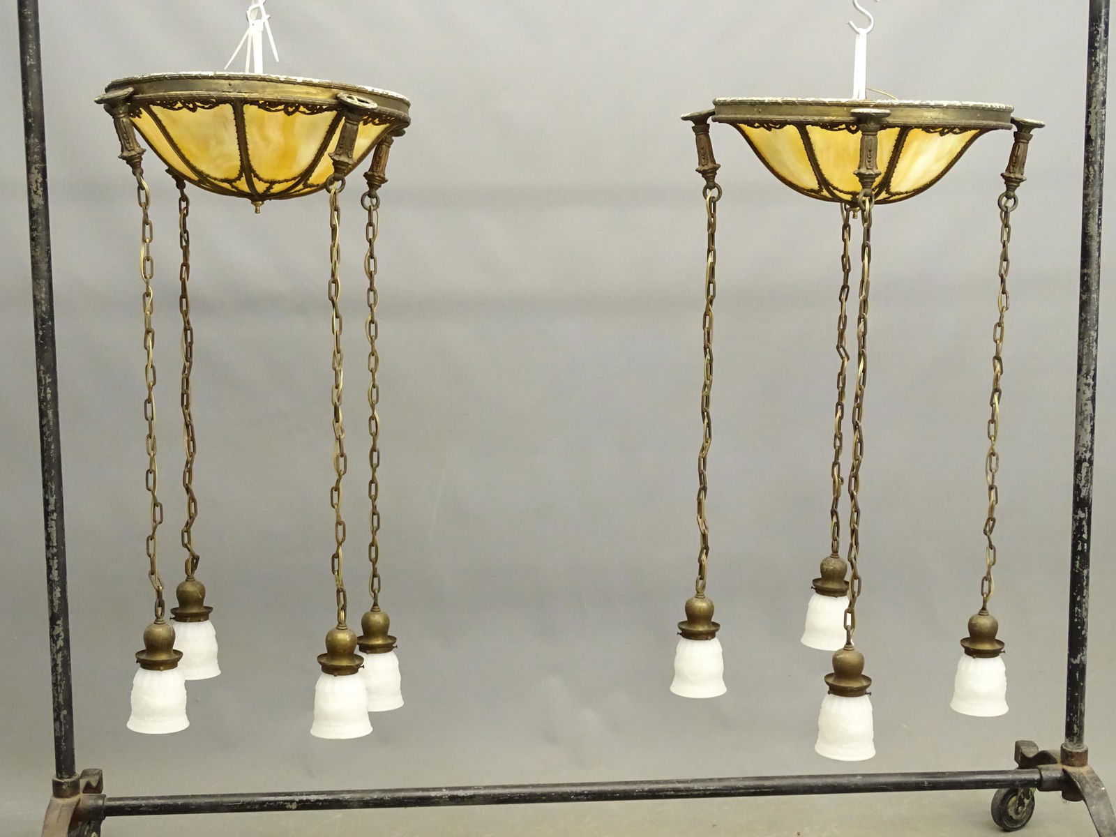 Pair of 19th c. Chandeliers (1 of 4)