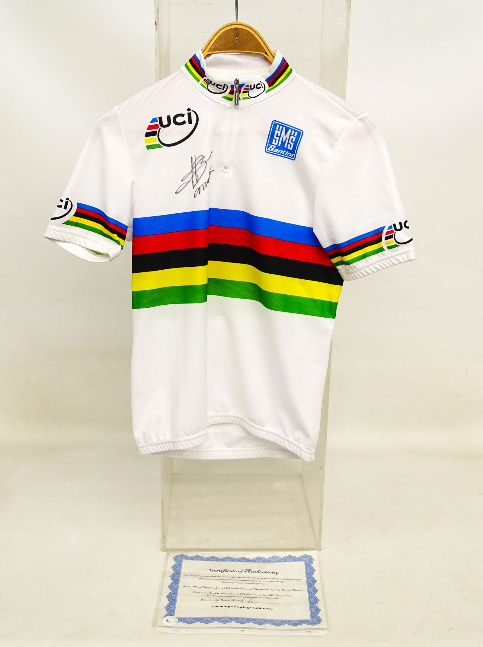 Bernard Hinault Autographed Jersey (1 of 4)