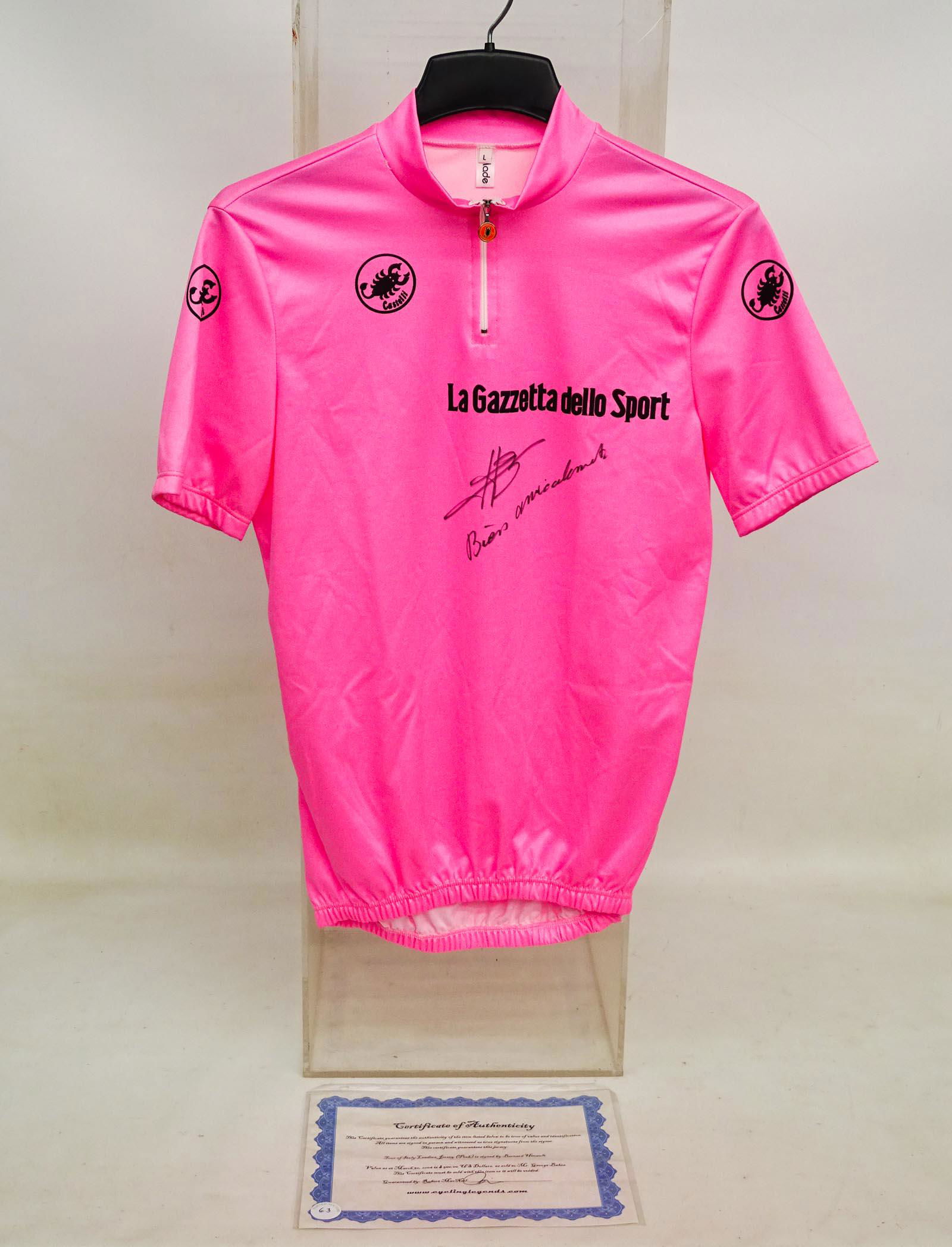 Bernard Hinault Autographed Jersey (1 of 4)