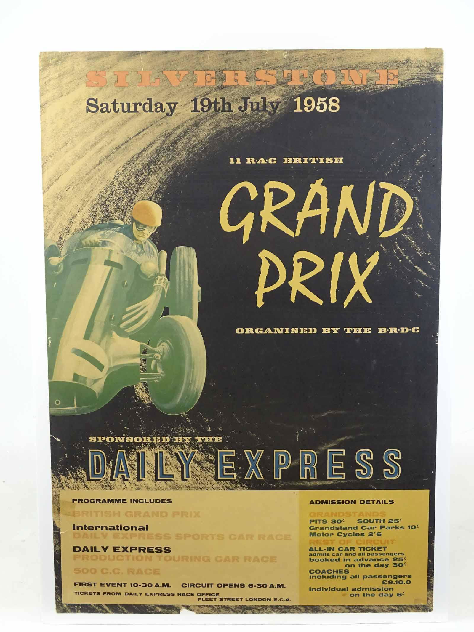 Automobile Racing Poster (1 of 1)