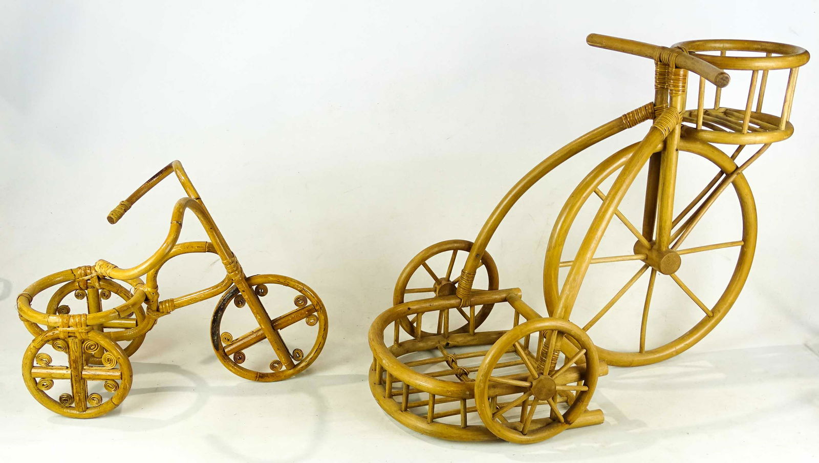 Bamboo Tricycle Planters (1 of 6)