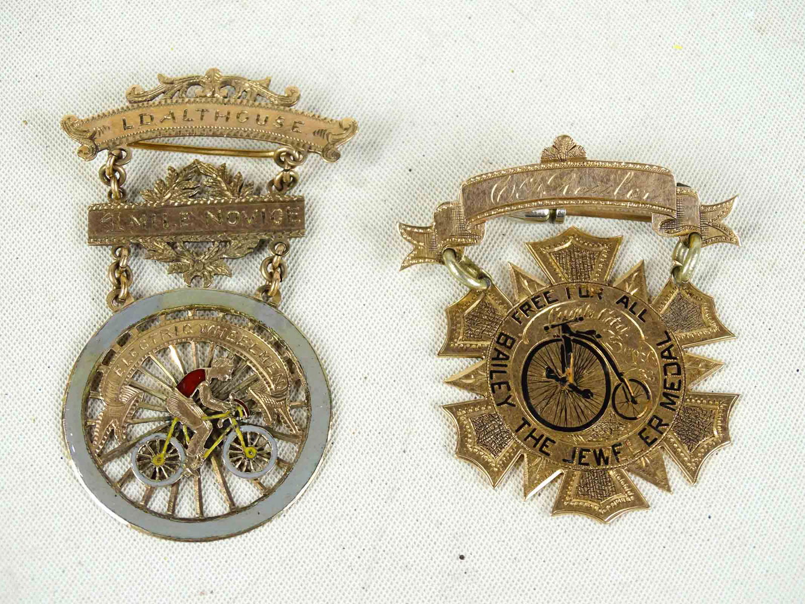 Gold Bicycle Medal (1 of 3)