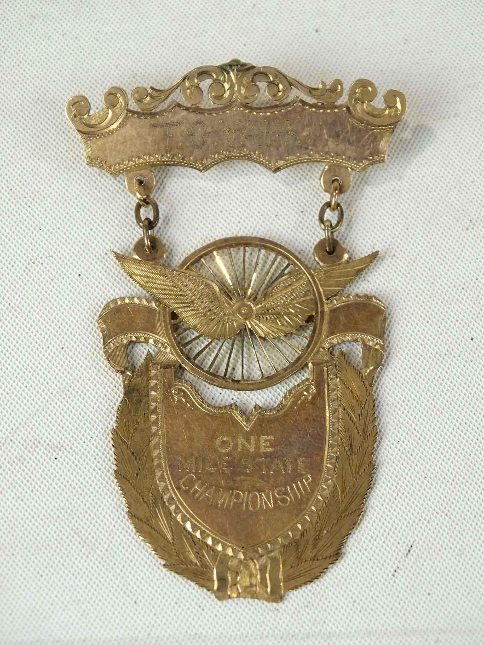 Gold Bicycle Medal (1 of 4)