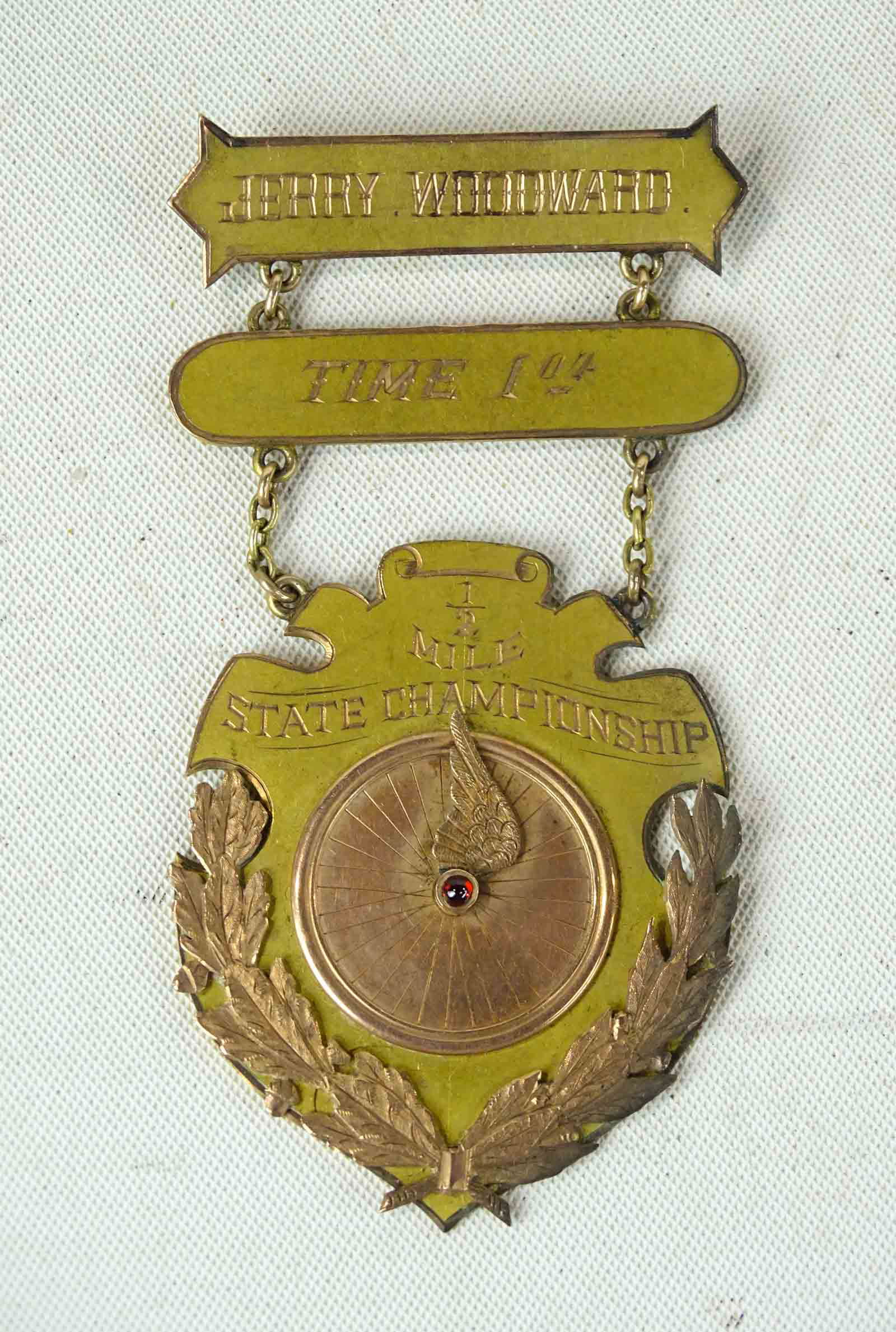 Gold Bicycle Medal (1 of 3)