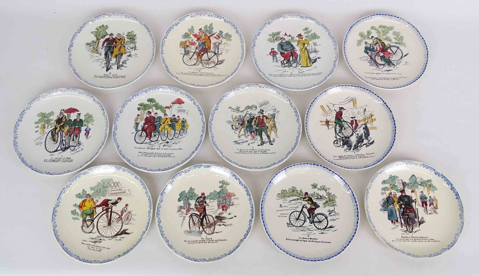 Set of (12) French Plates (1 of 11)
