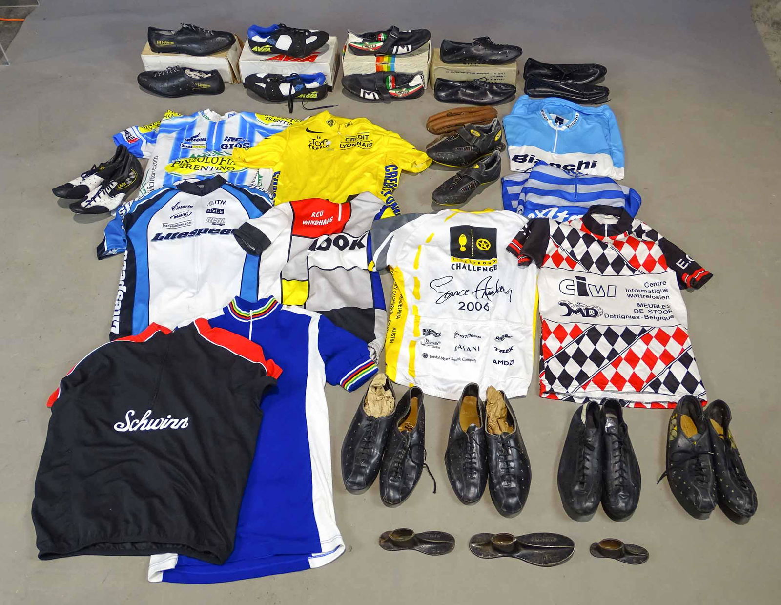 Bicycle Shoes & Jerseys (1 of 9)