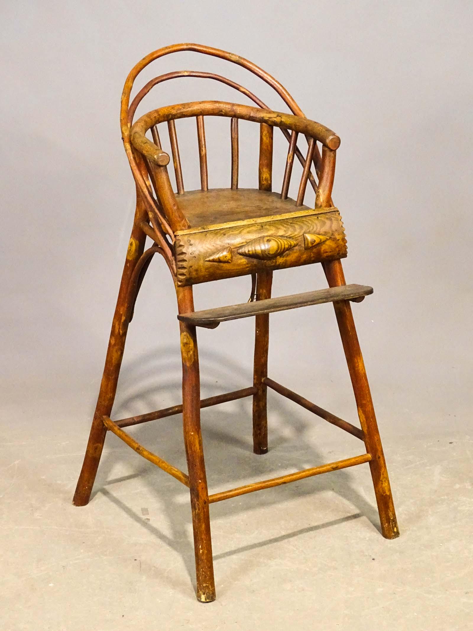 Adirondack Highchair: Adirondack highchair. 33" overall Ht..