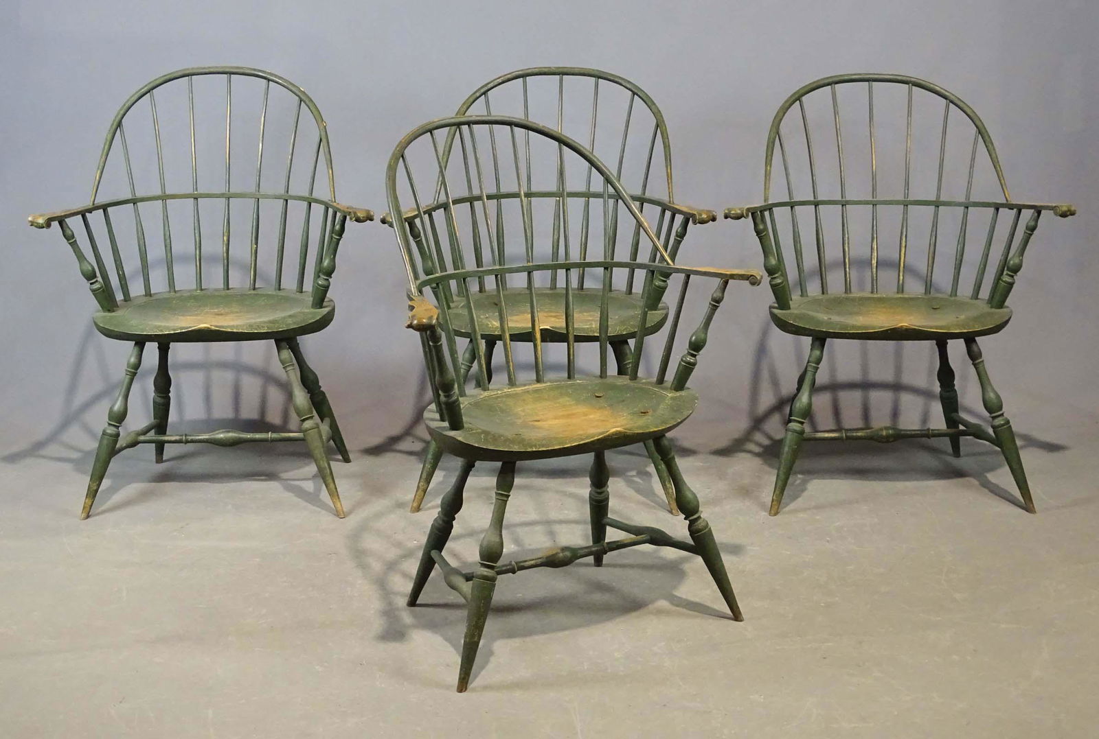 Set of M. Dunbar Windsor Chairs (1 of 4)