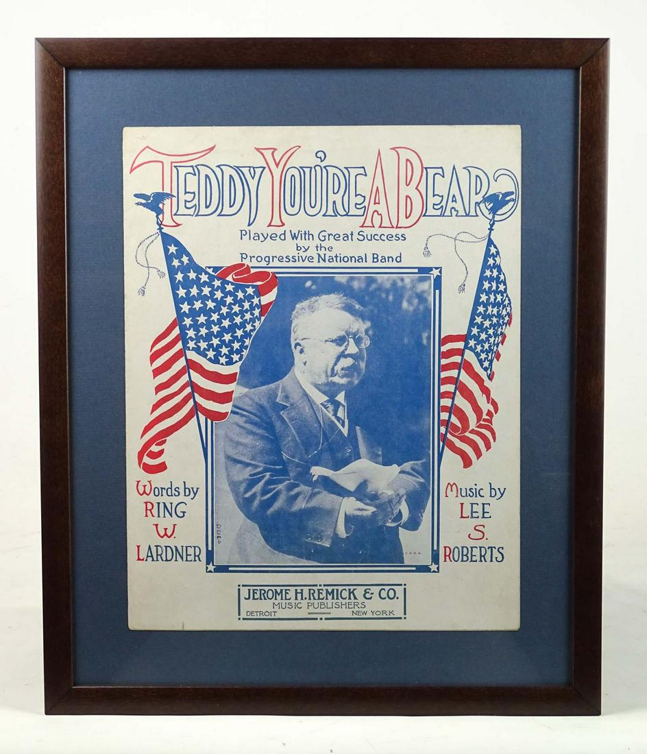 Teddy Roosevelt Sheet Music (1 of 3)