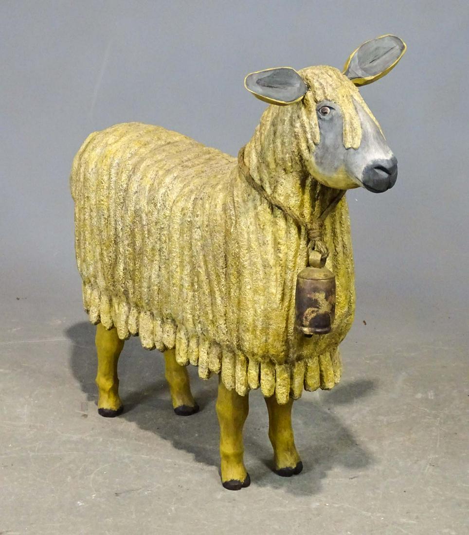 Larry Koosed Sheep Carving (1 of 5)