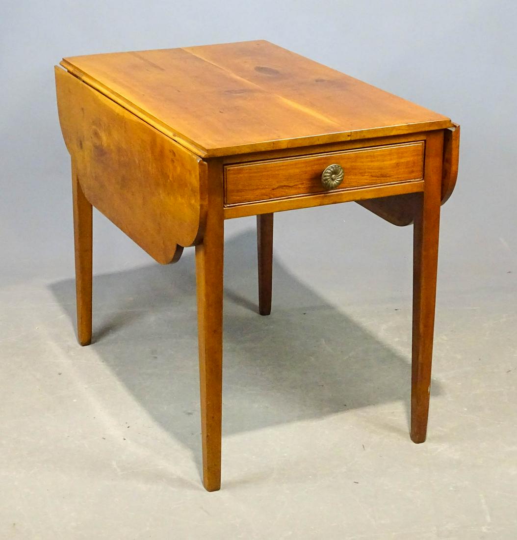 19th c. Cherry Dropleaf Table (1 of 5)