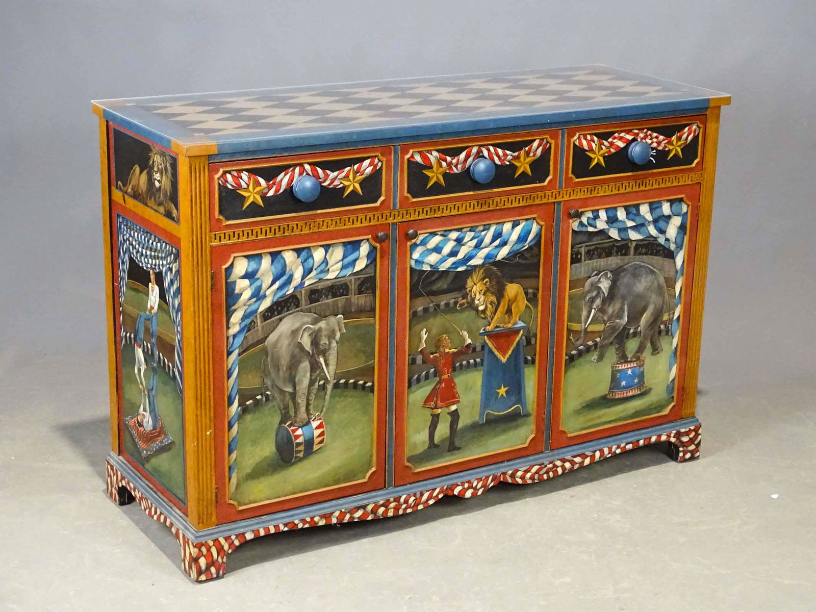 Marlene Coble Paint Decorated Cabinet (1 of 5)