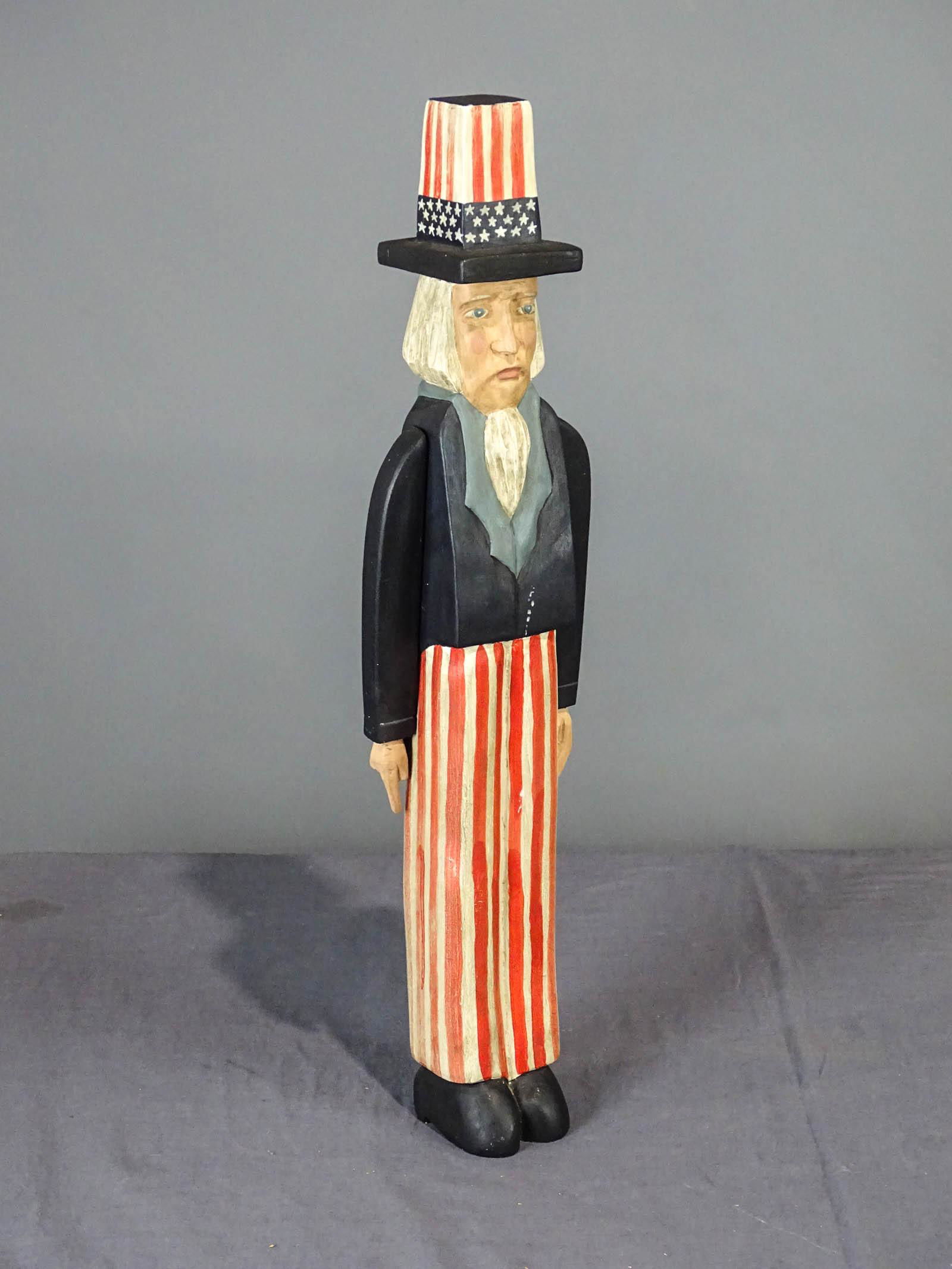 Folk Art Uncle Sam Figure (1 of 4)