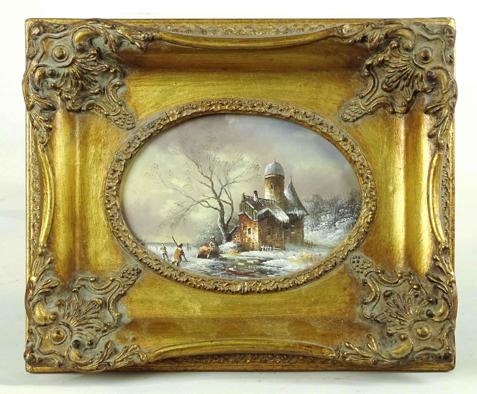 Painting, Winter Landscape (1 of 3)