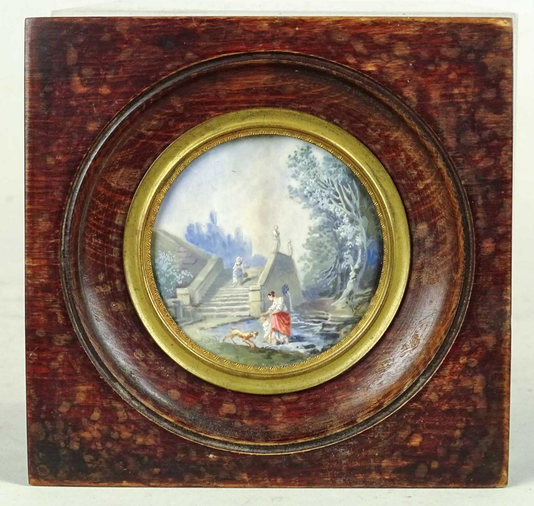 19th c. Miniature Painting (1 of 3)