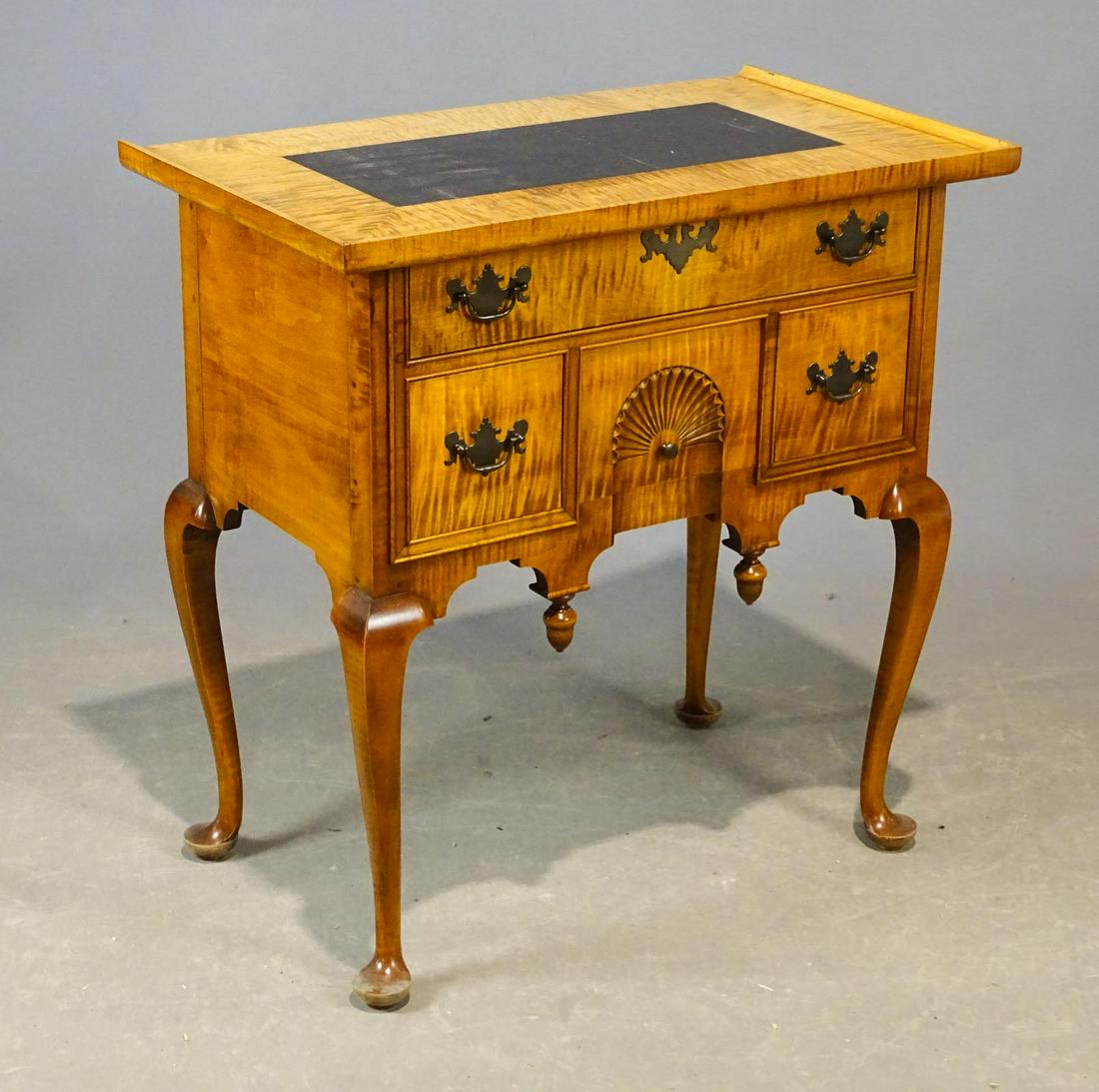 Custom Tiger Maple Lowboy (1 of 5)