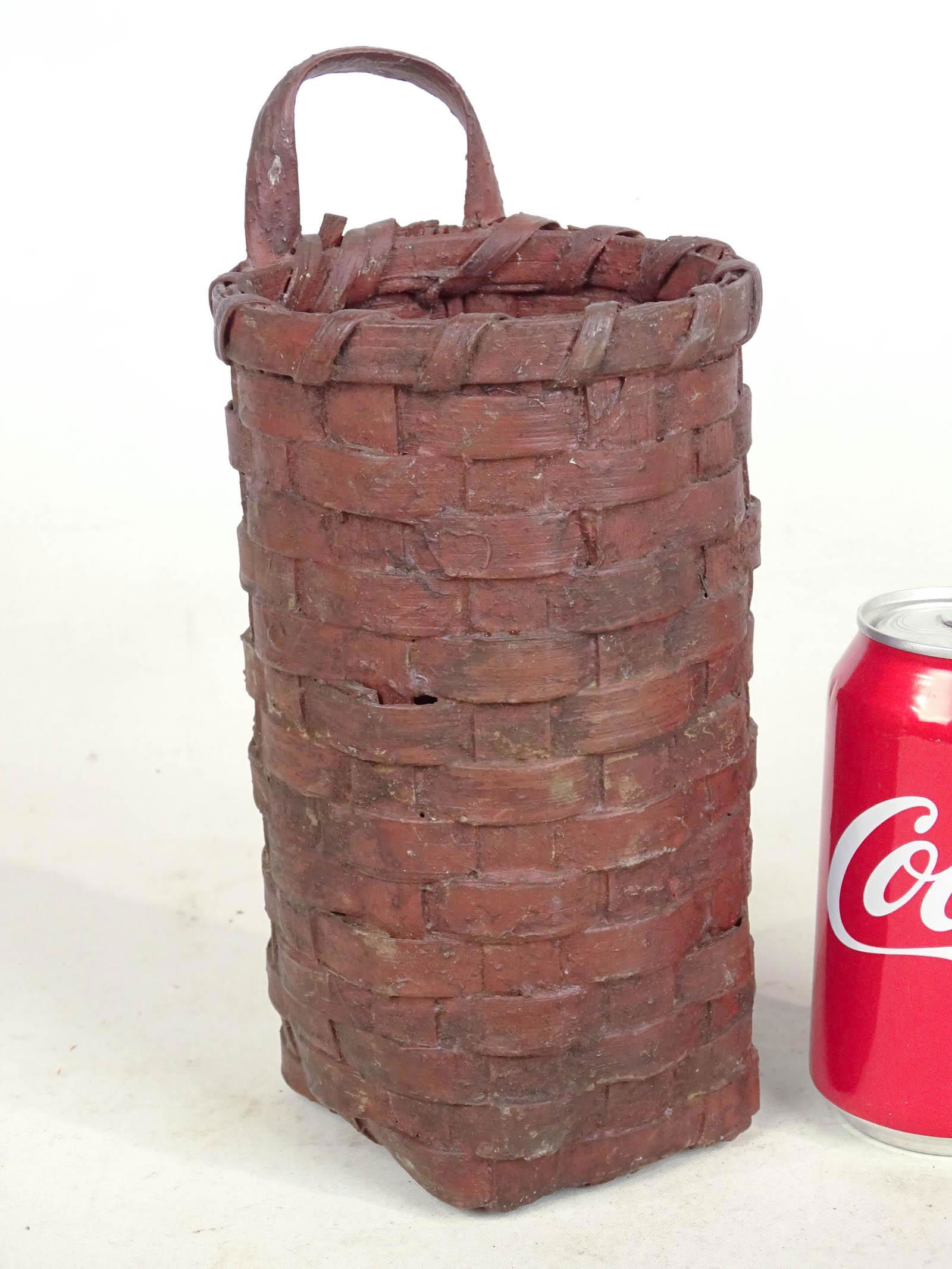 19th c. Painted Basket (1 of 4)