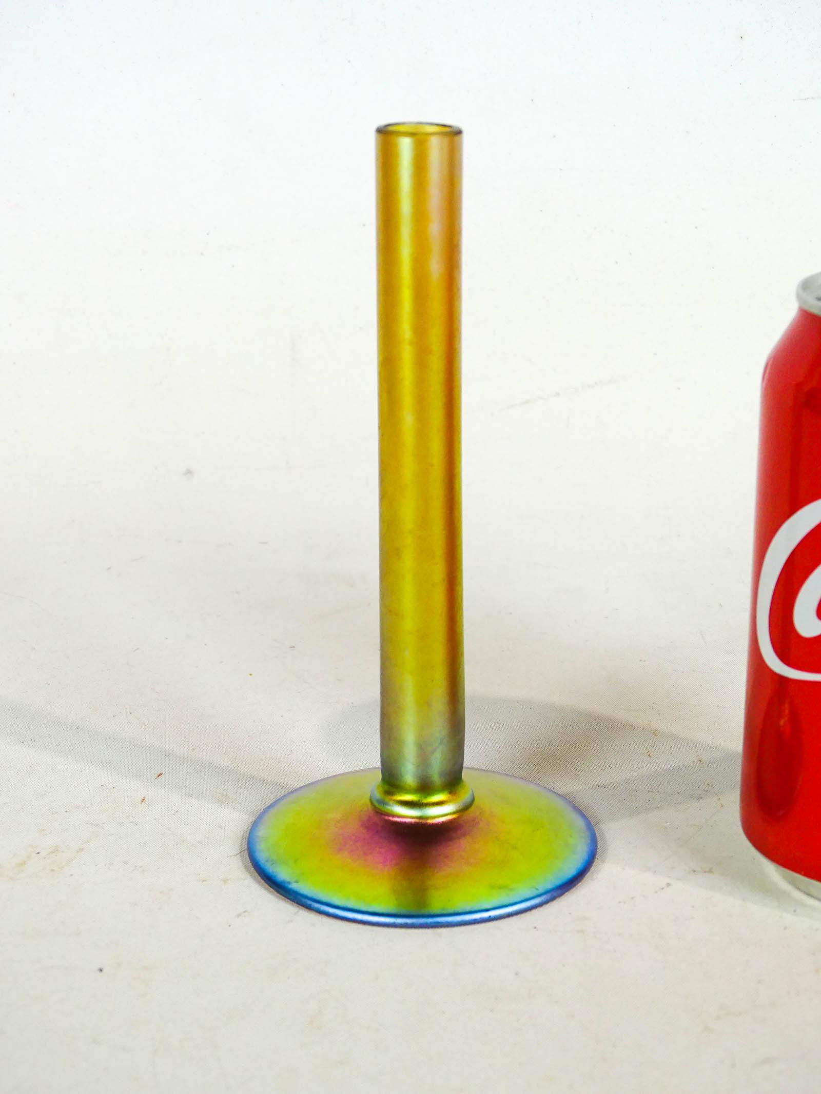 Steuben Aurene Bud Vase (1 of 3)