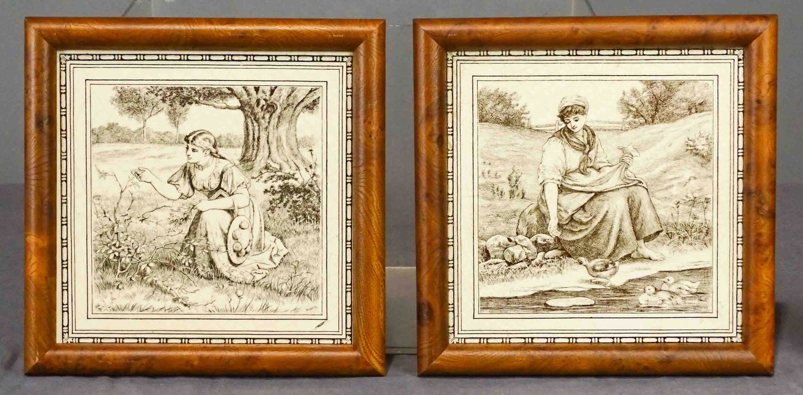 Pair Mintons Tiles (1 of 6)