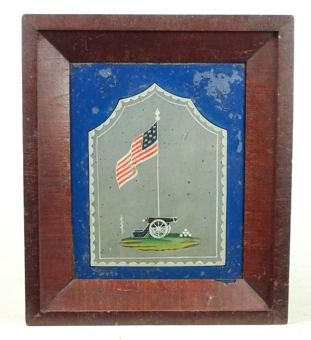 Painting, Cannon and Flag (1 of 5)