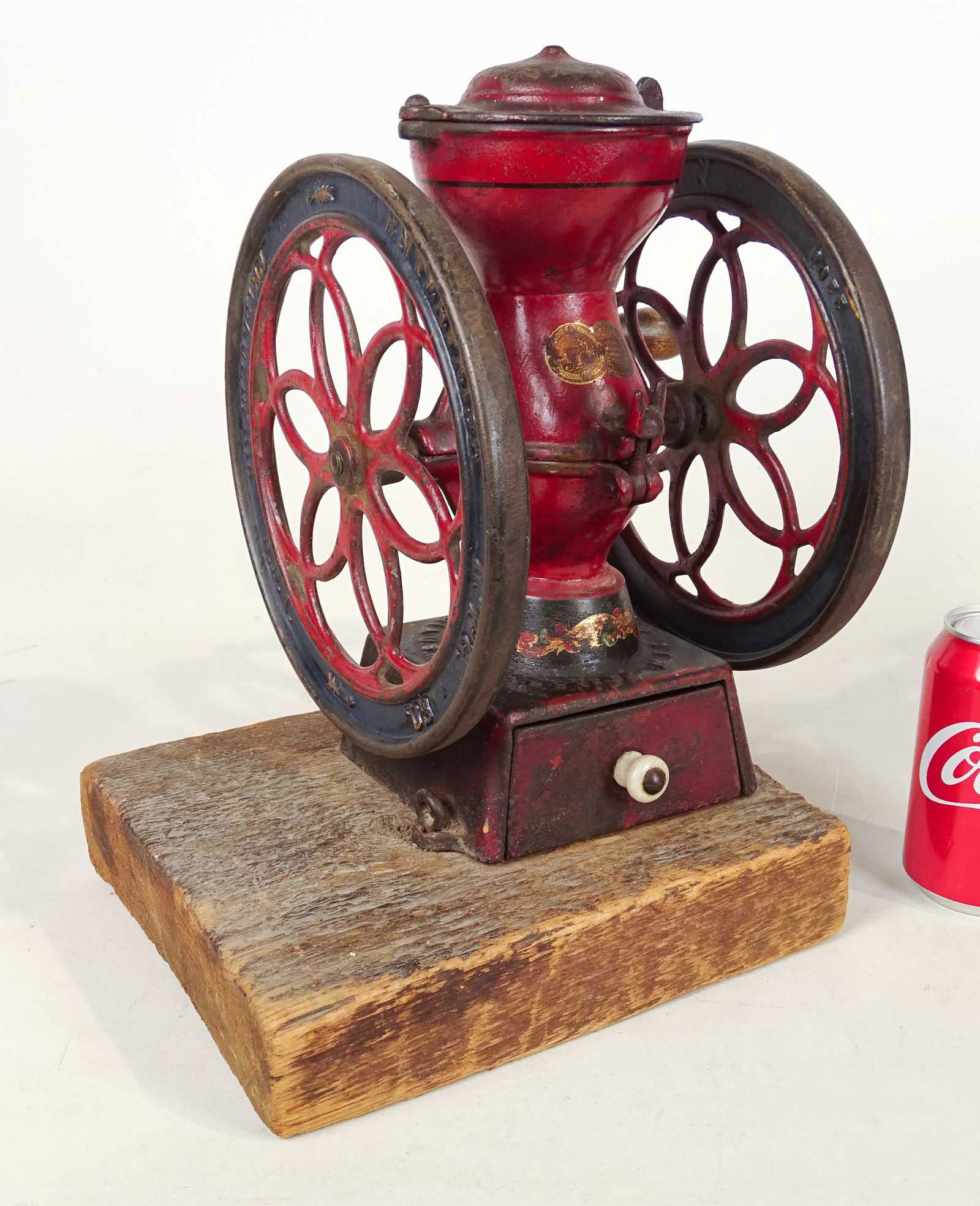 cast iron coffee mill