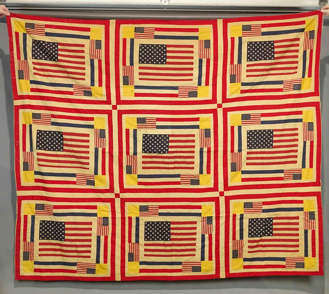 American Flag Quilt (1 of 2)