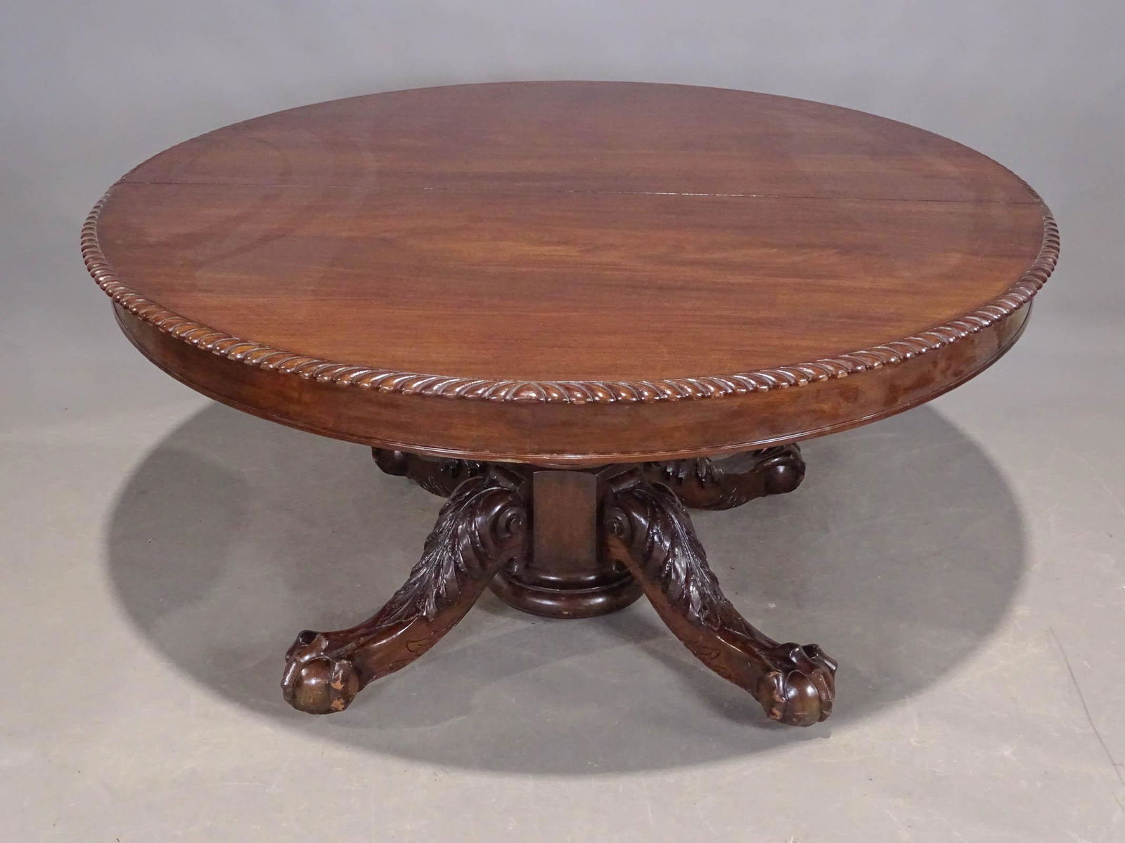 19th c. Mahogany Dining Table (1 of 8)