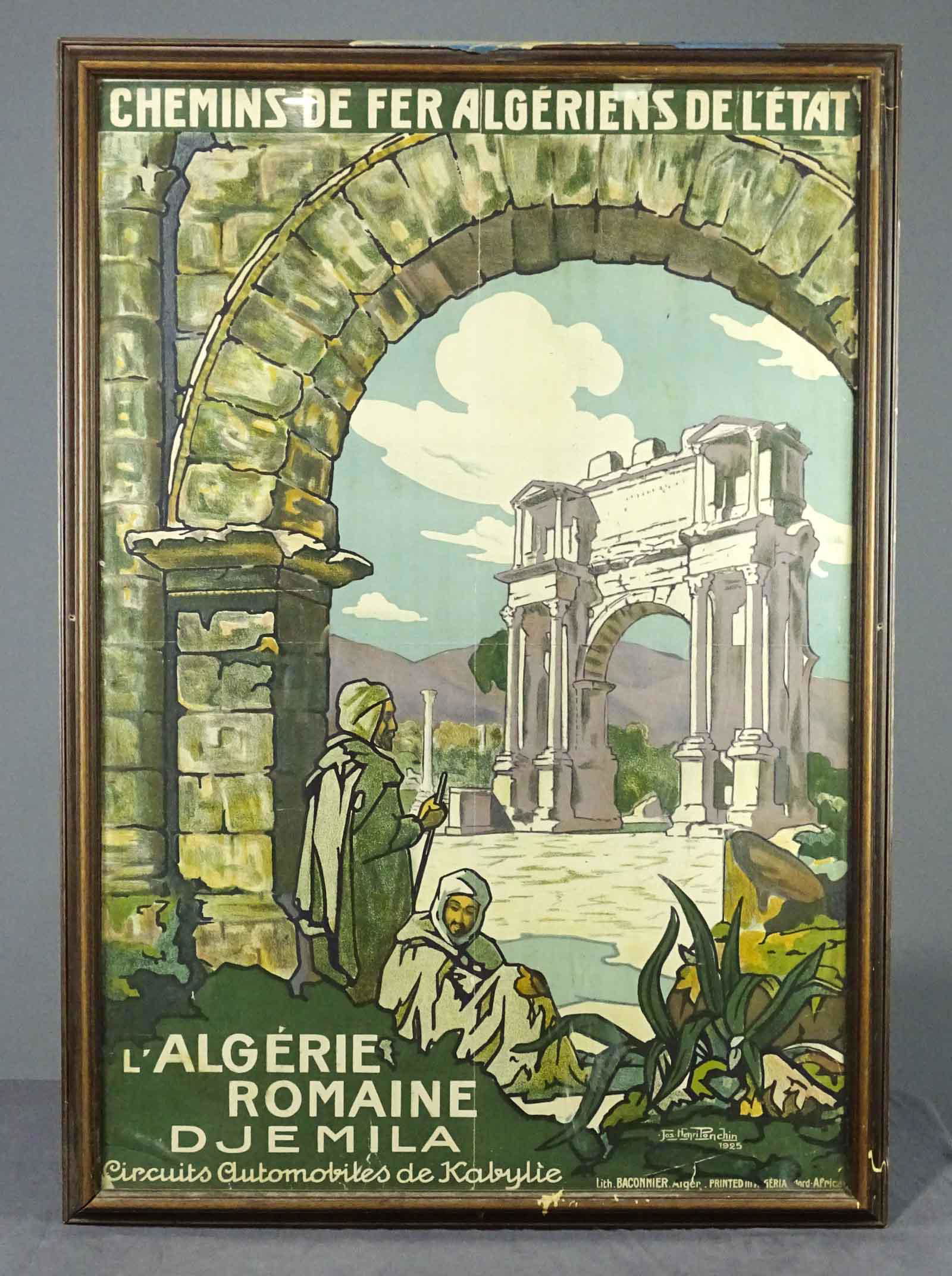 Algeria Vintage Railroad Poster (1 of 5)