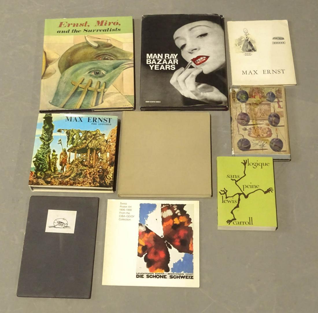 Reference Books on Surrealism: Art Books, Surrealist reference. Including Man Ray, Max Ernst, Joan Miro, Salvador Dali.