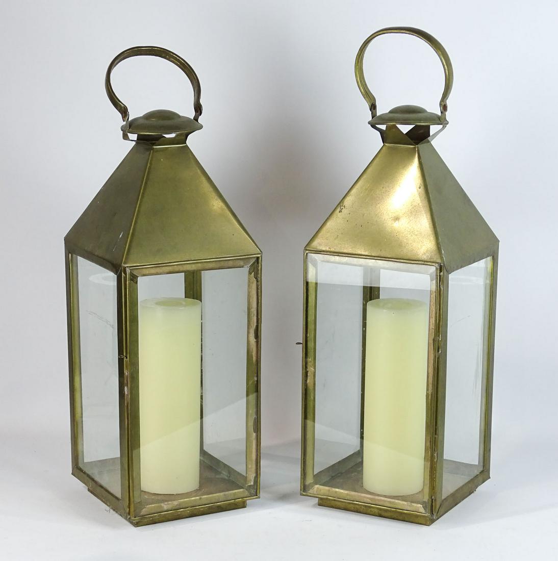 Pair Decorative Lanterns (1 of 4)