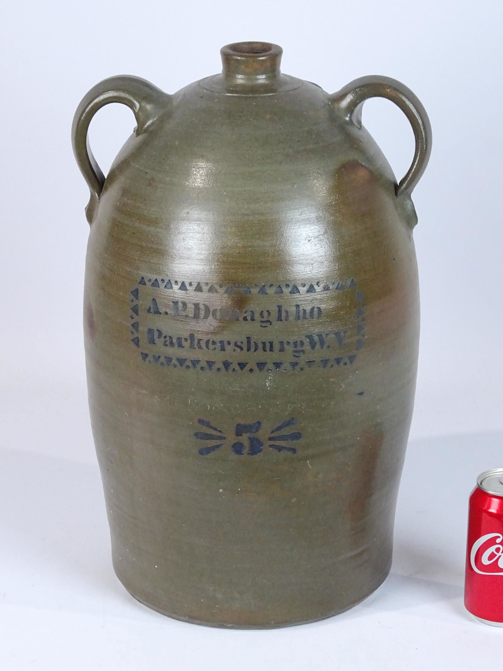 19th c. Southern Stoneware Jug (1 of 6)