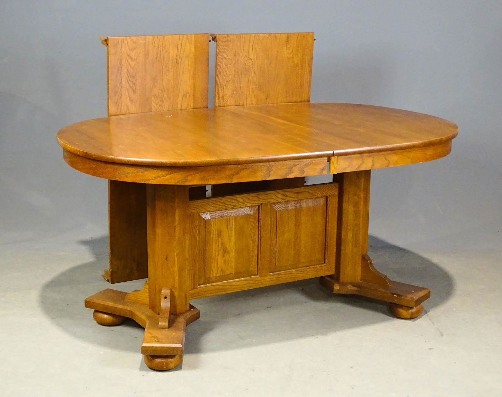 Keller Dining Table: Keller dining table with (2) 18" leaves, 56" x 40", 29 1/2" Ht..