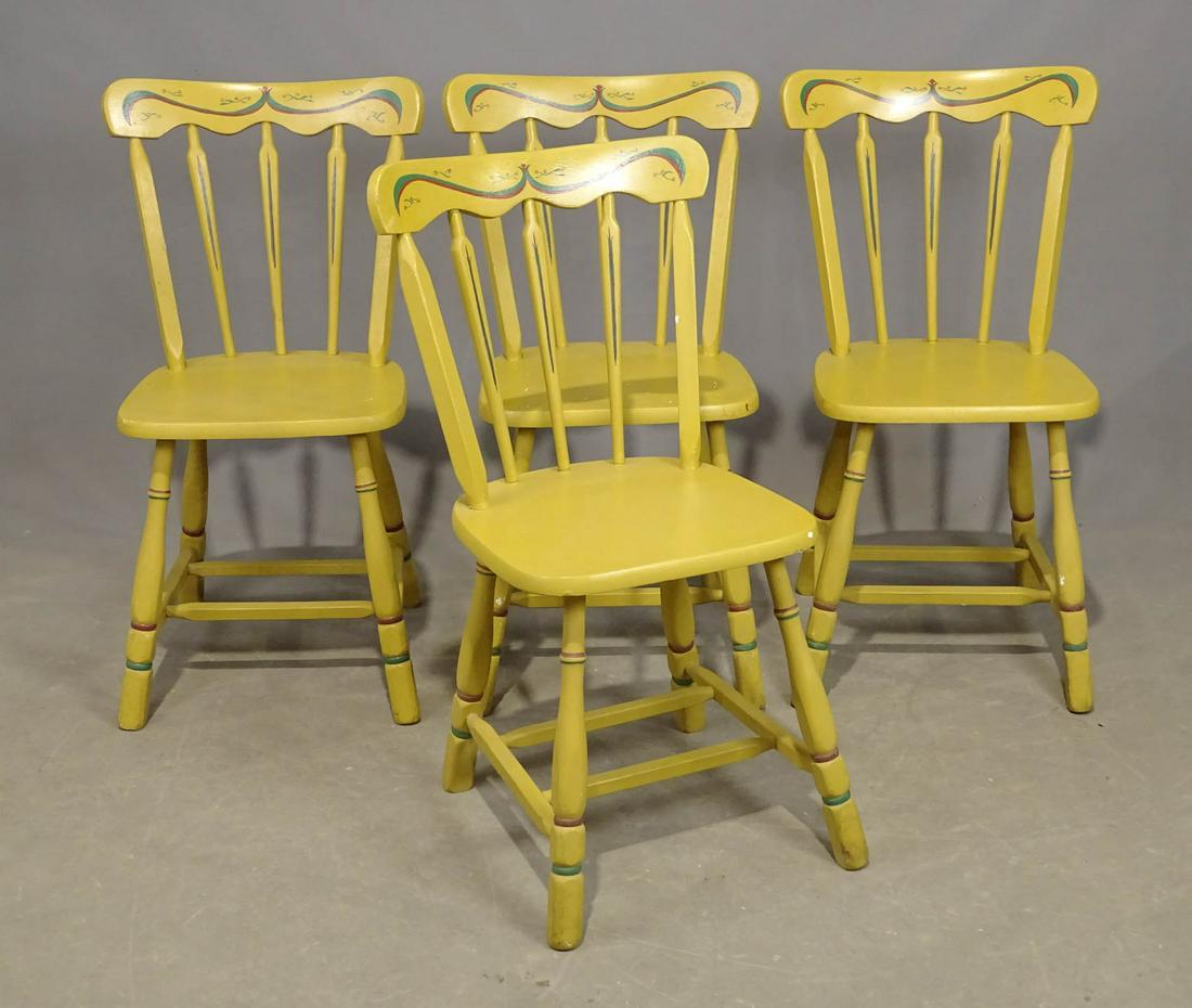 Set of Painted Chairs (1 of 4)