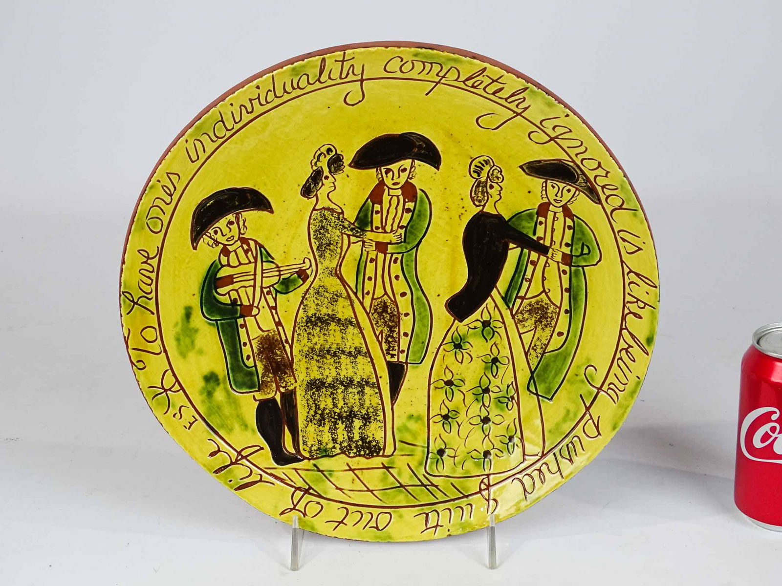 Lester Breininger Redware Charger (1 of 2)