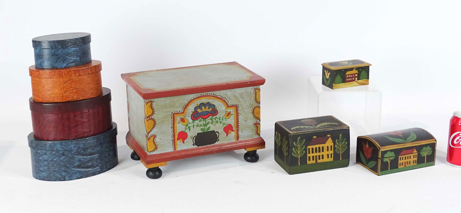 Lot of Painted Boxes (1 of 10)