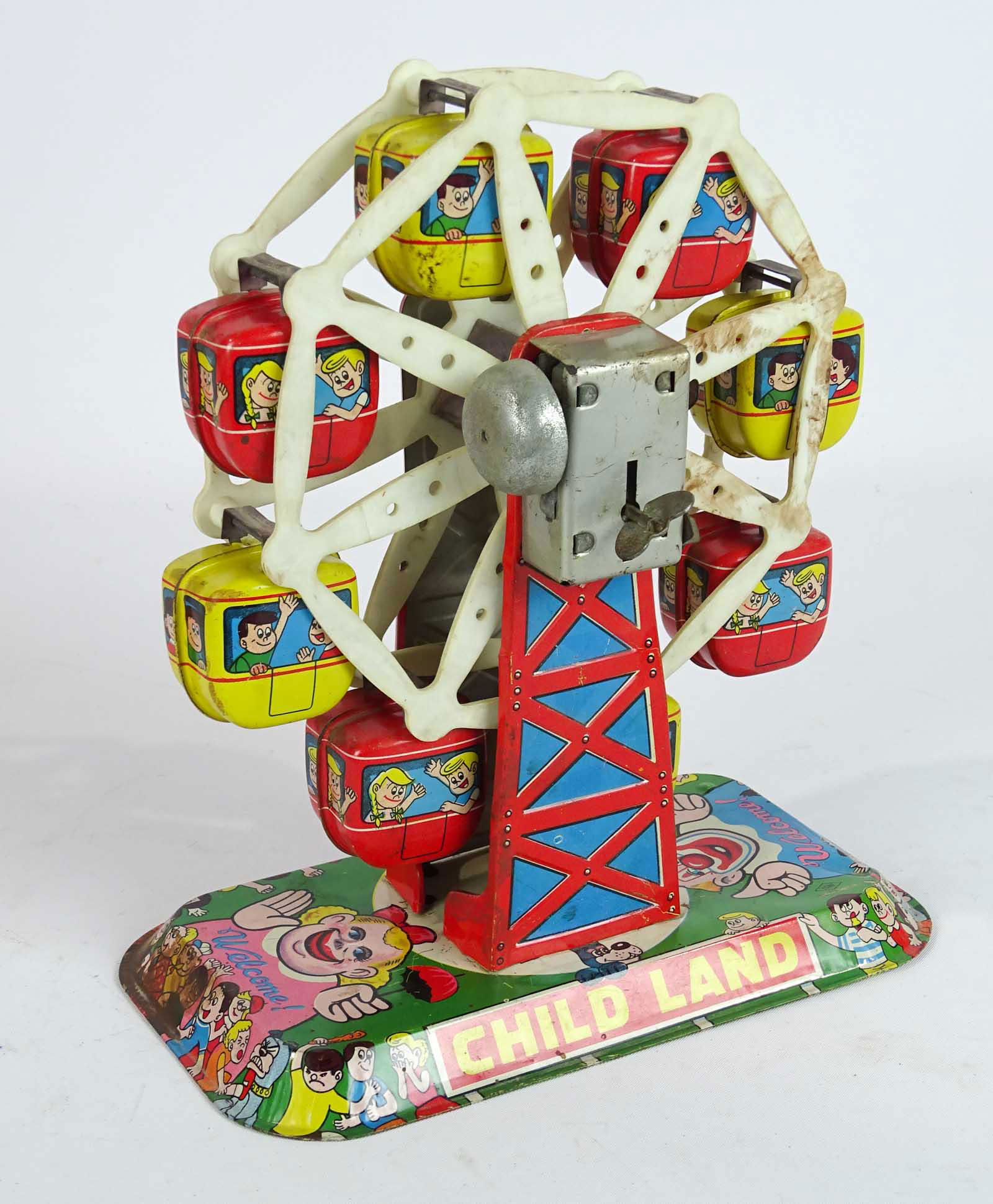 Tin Litho Ferris Wheel Toy (1 of 5)