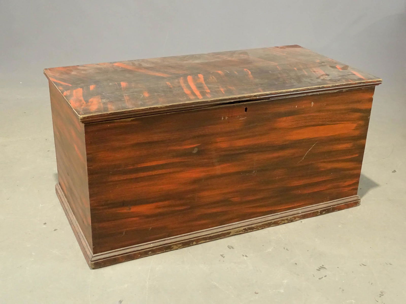 19th c. Painted Blanket Box (1 of 7)