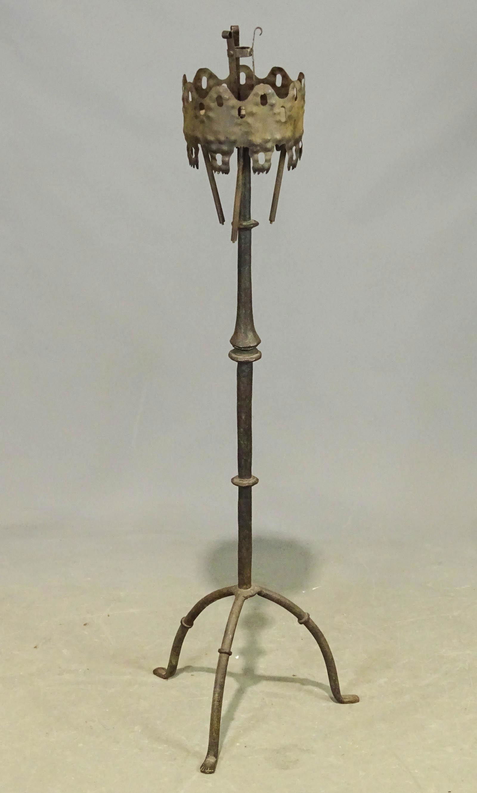 Wrought Iron Candle Torchere (1 of 3)