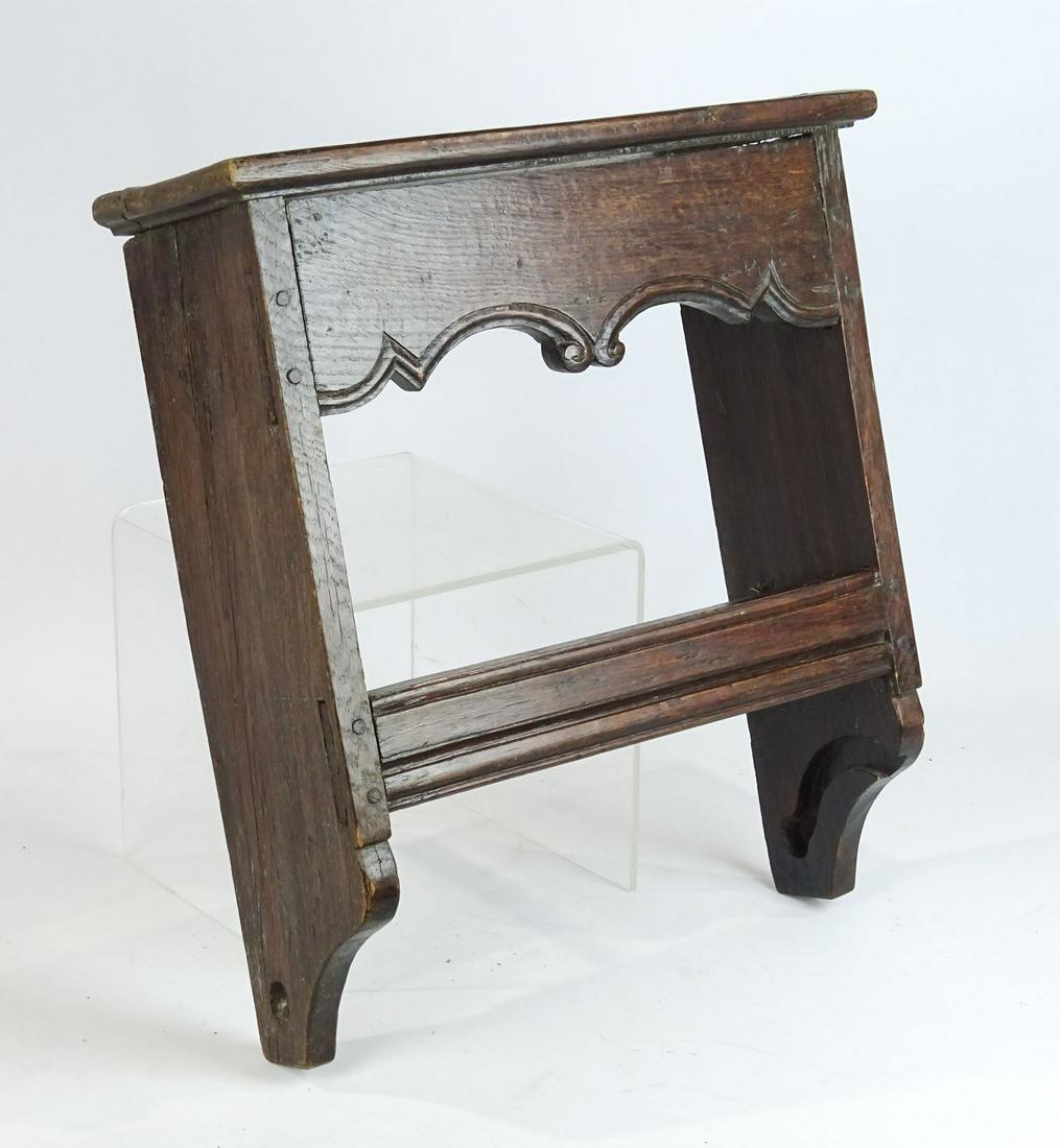 19th c. French Provincial Hanging Shelf (1 of 3)