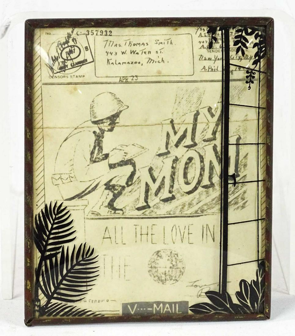 WWI Drawing "MY MOM" (1 of 2)