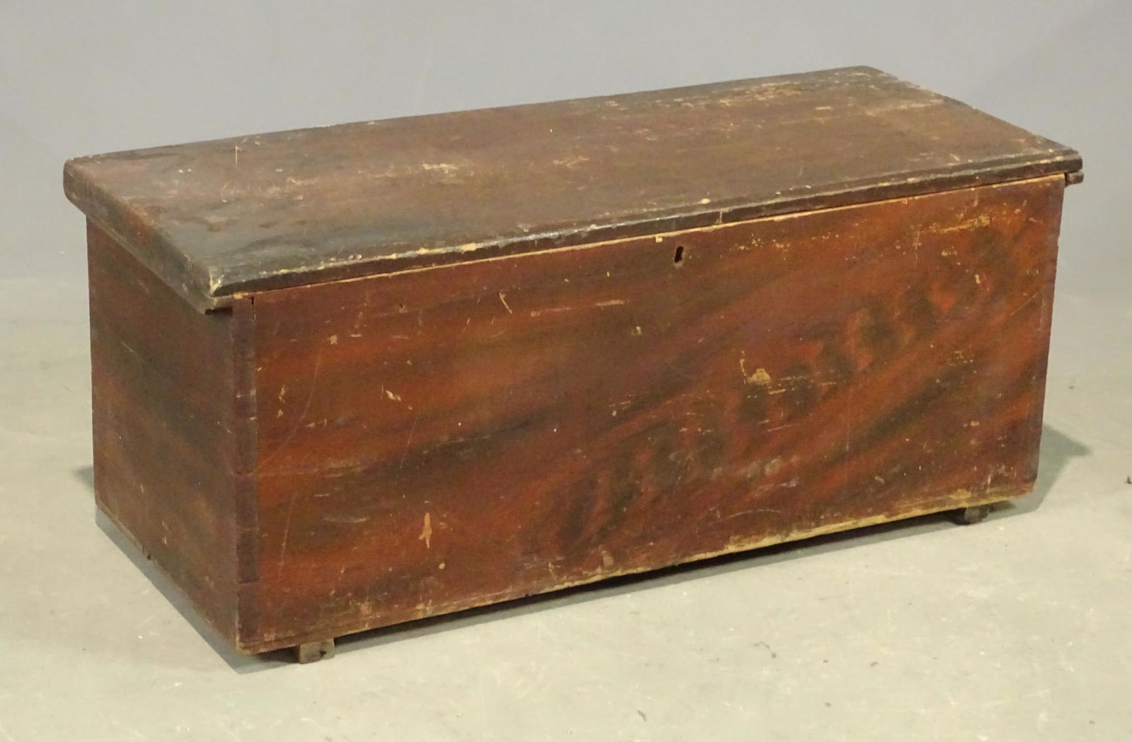 19th c. Painted Blanket Box (1 of 6)